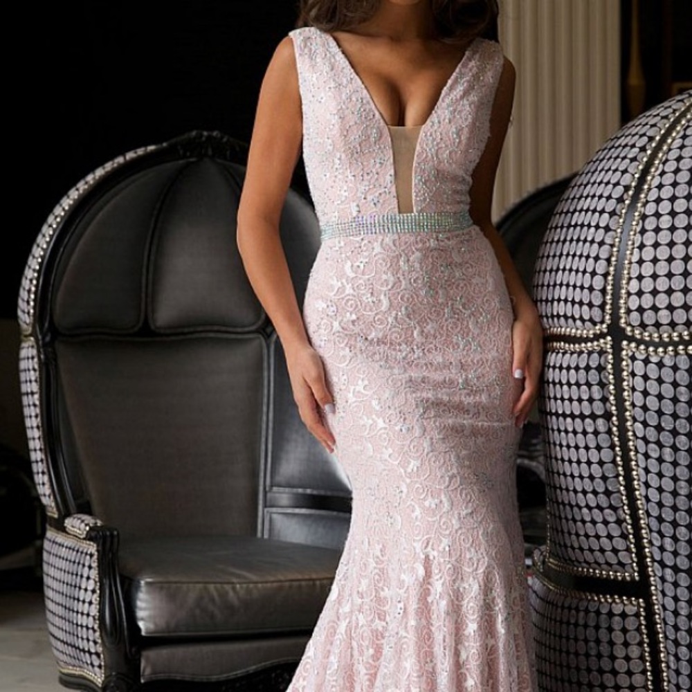 Jovani Blush Pink Prom Dress
